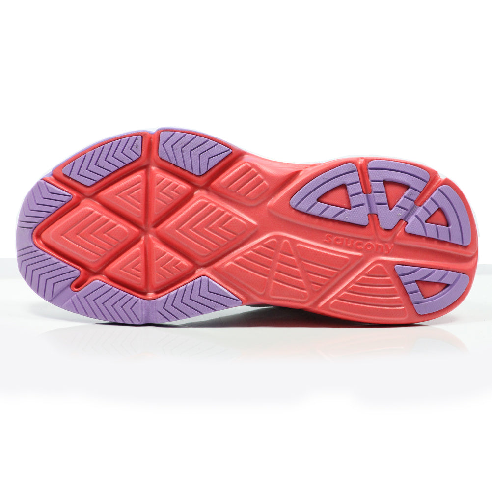 Saucony Guide 18 Women's Running Shoe - White/Crocus