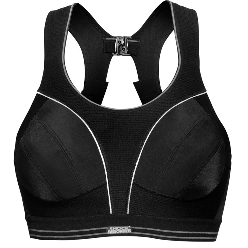 Shock Absorber Ultimate Run Sports Bra - Black/Silver