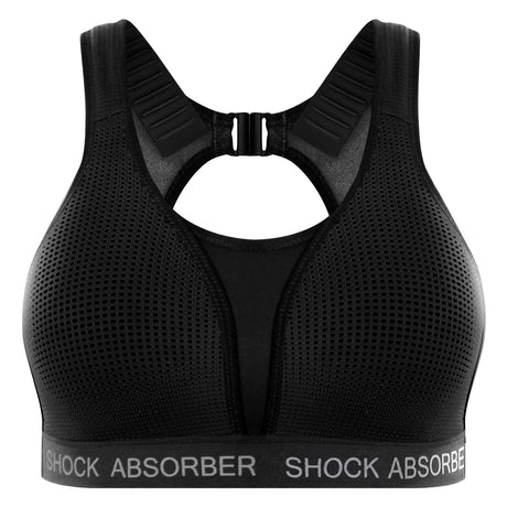 Shock-Absorber-Ultimate-Run-padded-Sports-Bra-Black-front