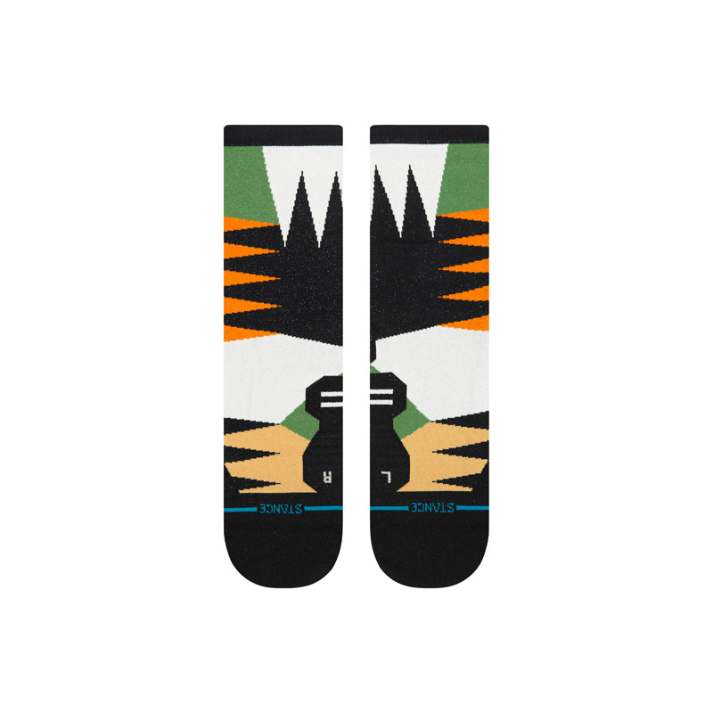 Stance Comb Through Ultra Unisex Crew Running Sock - Green
