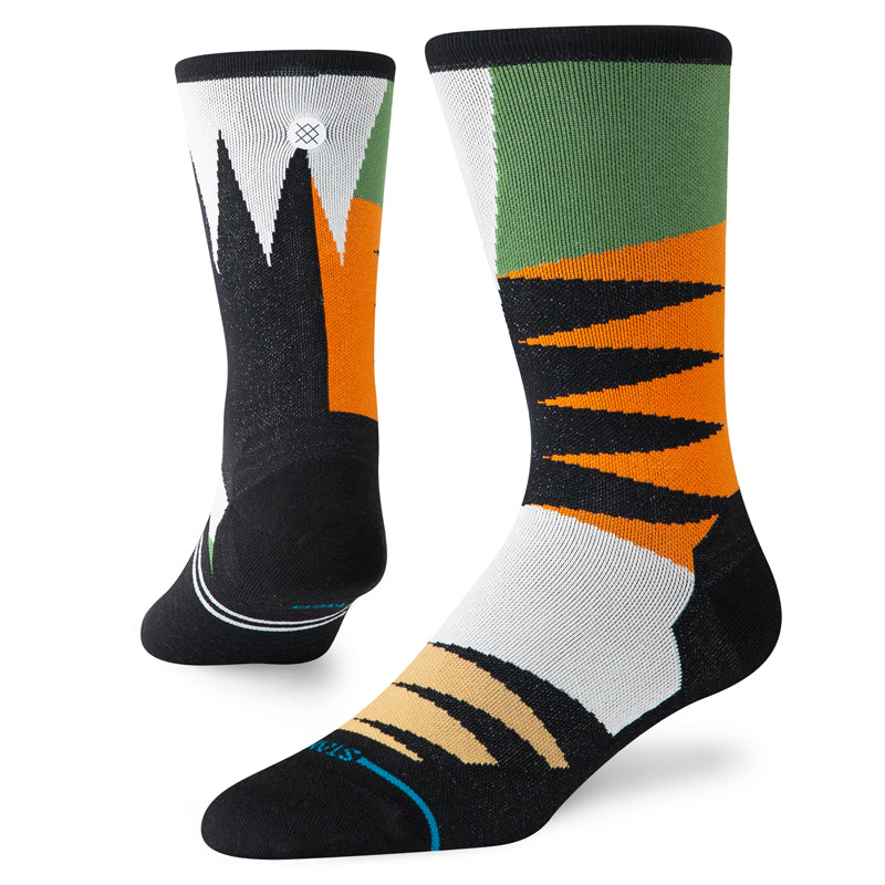 Stance Comb Through Ultra Unisex Crew Running Sock - Green