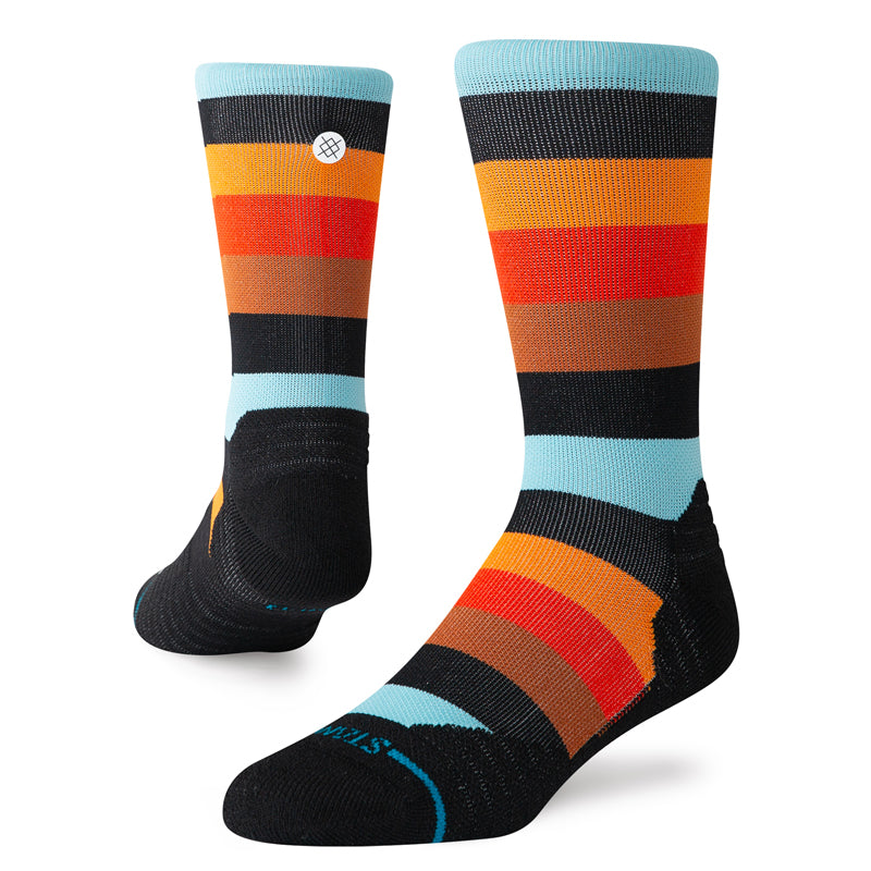 Stance Electric Ave Unisex Mid Crew Running Sock - Multi