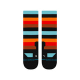 Stance Electric Ave Unisex Mid Crew Running Sock - Multi