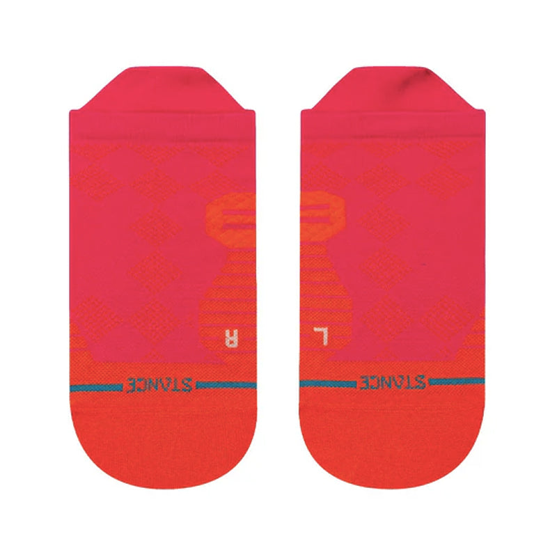 Stance Quadrilateral Ultra Light Tab Unisex Running Sock - Magenta