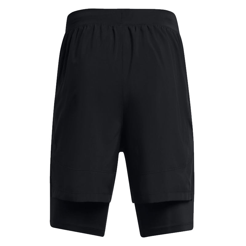 Under Armour Launch 7 Inch 2in1 Men's Running Short - Black/Black/Reflective