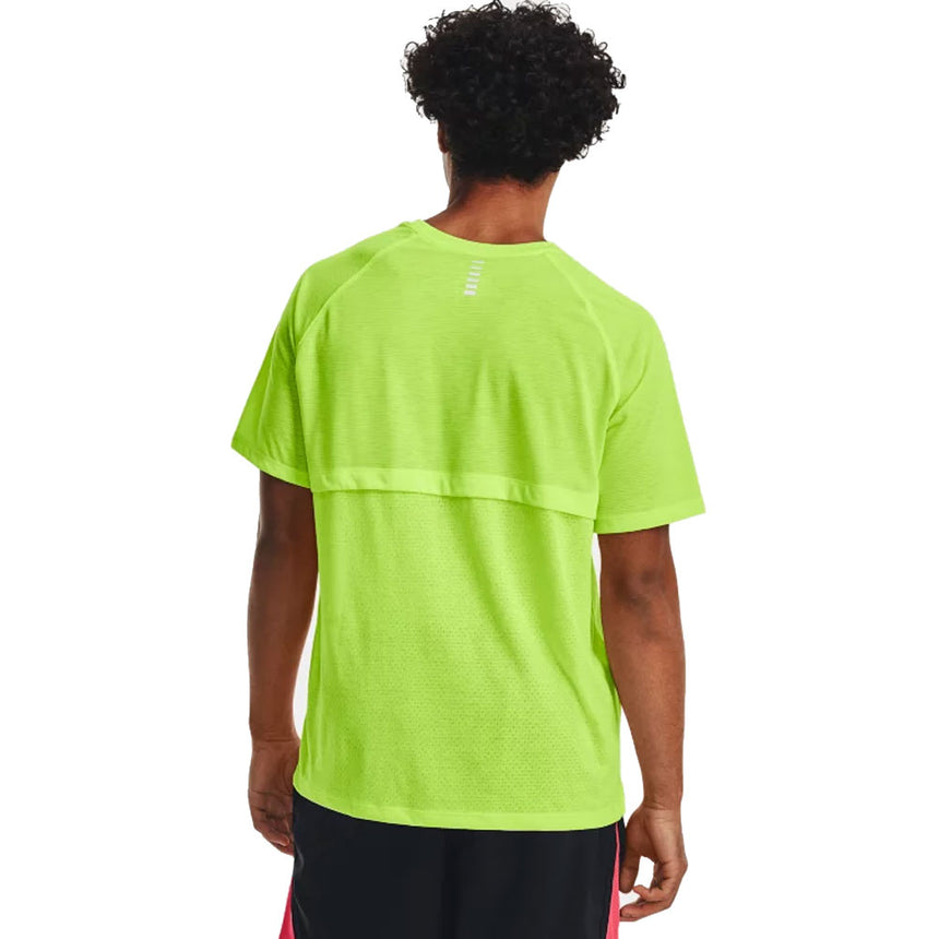 Under Armour Streaker Short Sleeve Men's Running Top - Lime Surge