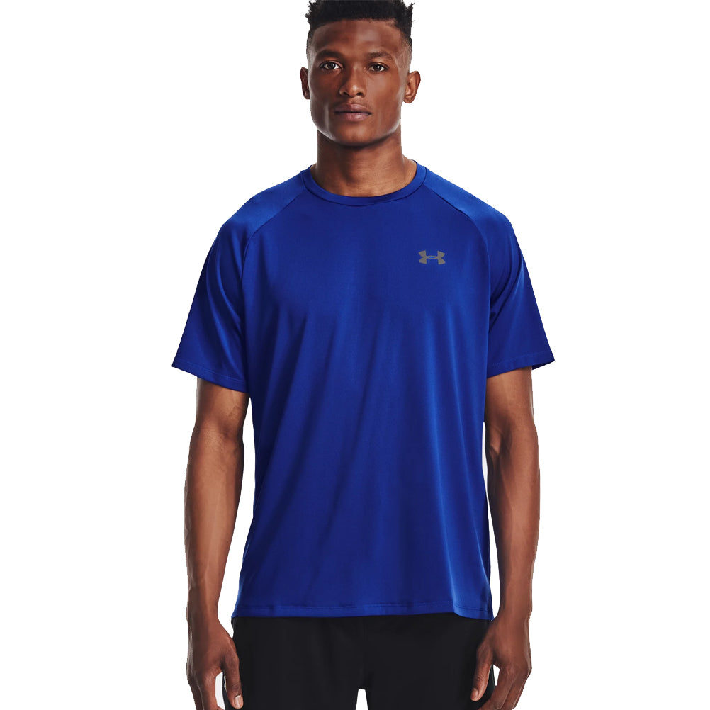 Under Armour Tech 2.0 Short Sleeve Men's Running Top - Royal/Graphite
