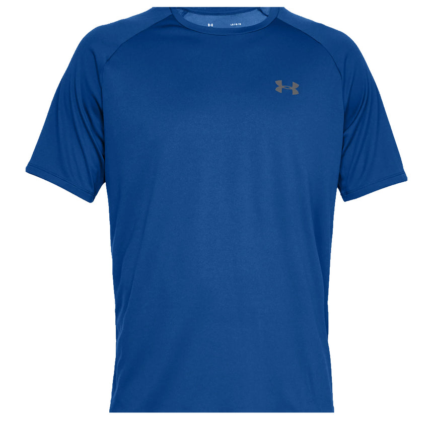Under Armour Tech 2.0 Short Sleeve Men's Running Top - Royal/Graphite