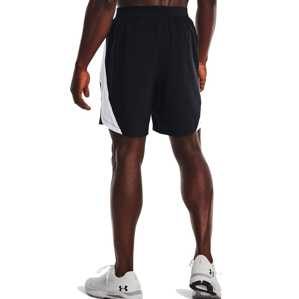 Under Armour Launch 7inch Men's Running Short - Black/White Reflective