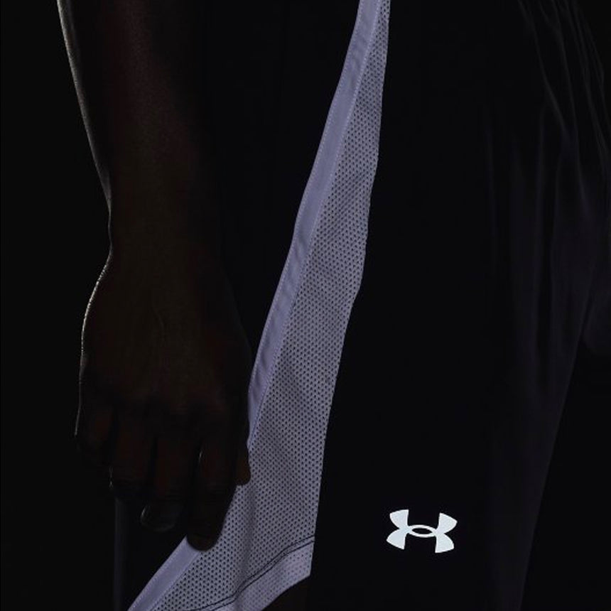 Under Armour Launch 7inch Men's Running Short - Black/White Reflective