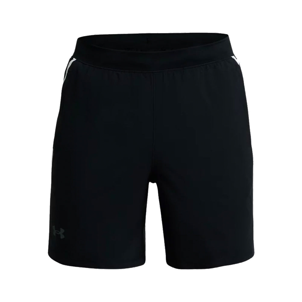 Under Armour Launch 7inch Men's Running Short - Black/White Reflective