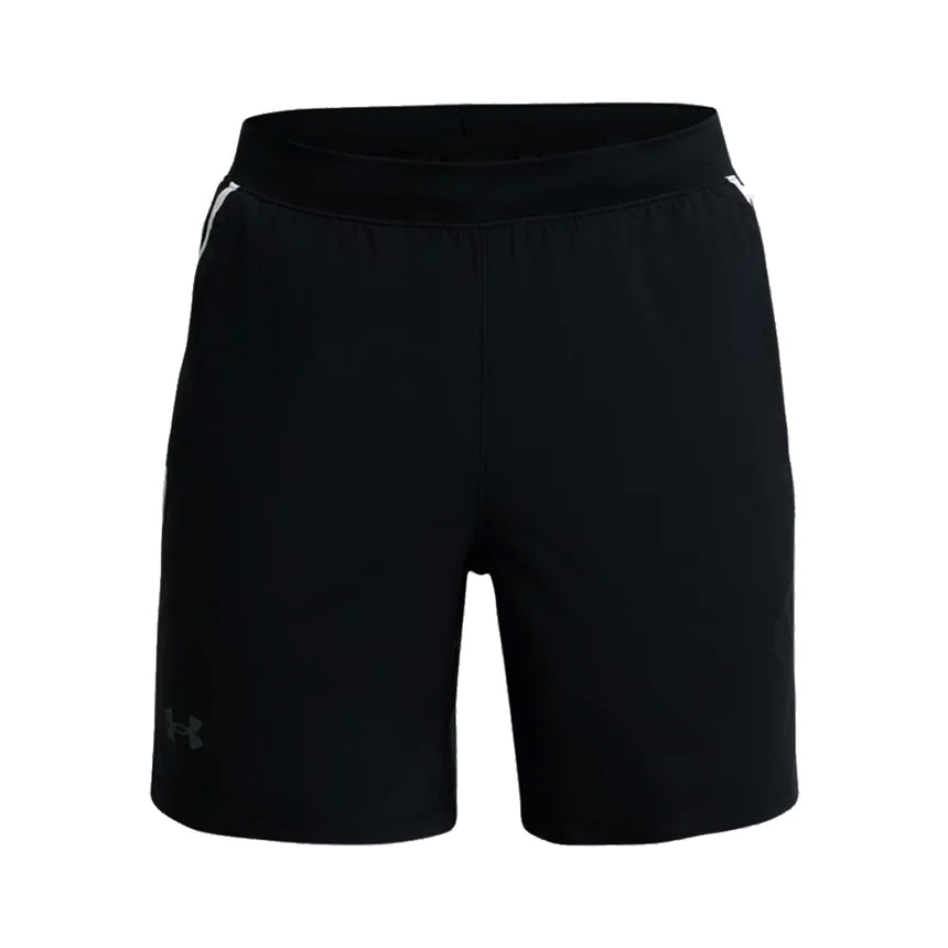 Under Armour Launch 7inch Men's Running Short - Black/White Reflective