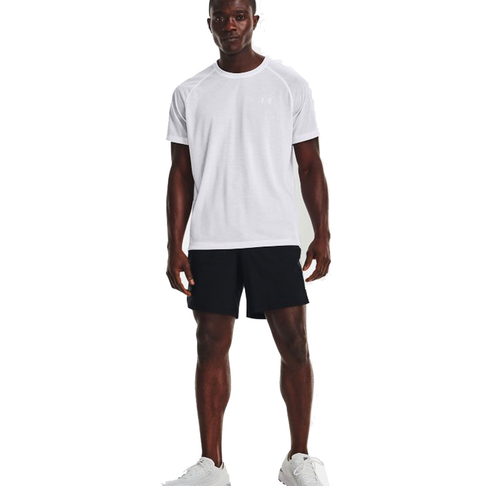 Under Armour Launch 7inch Men's Running Short - Black/White Reflective