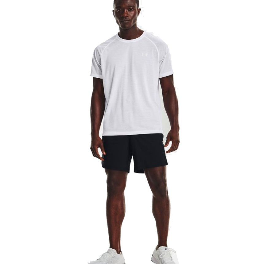 Under Armour Launch 7inch Men's Running Short - Black/White Reflective