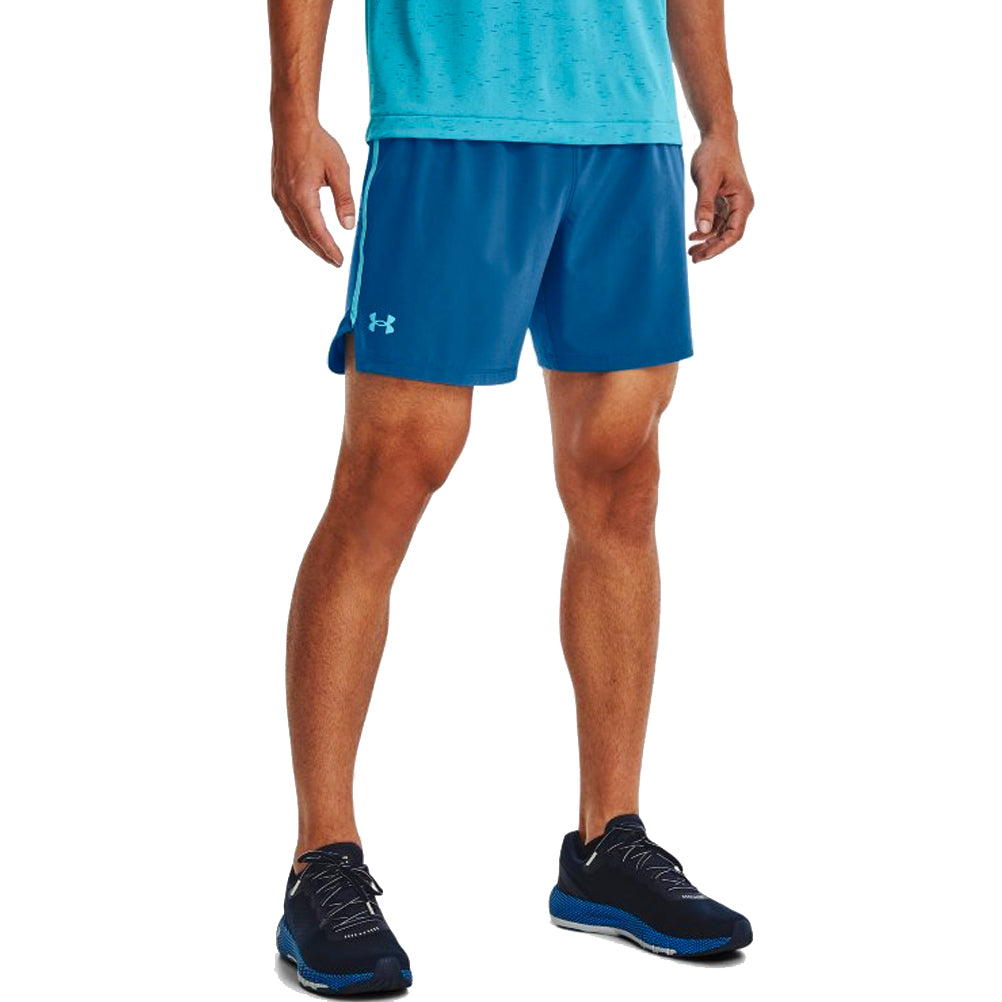 Under Armour Launch 7inch Men's Running Short - Black/White Reflective