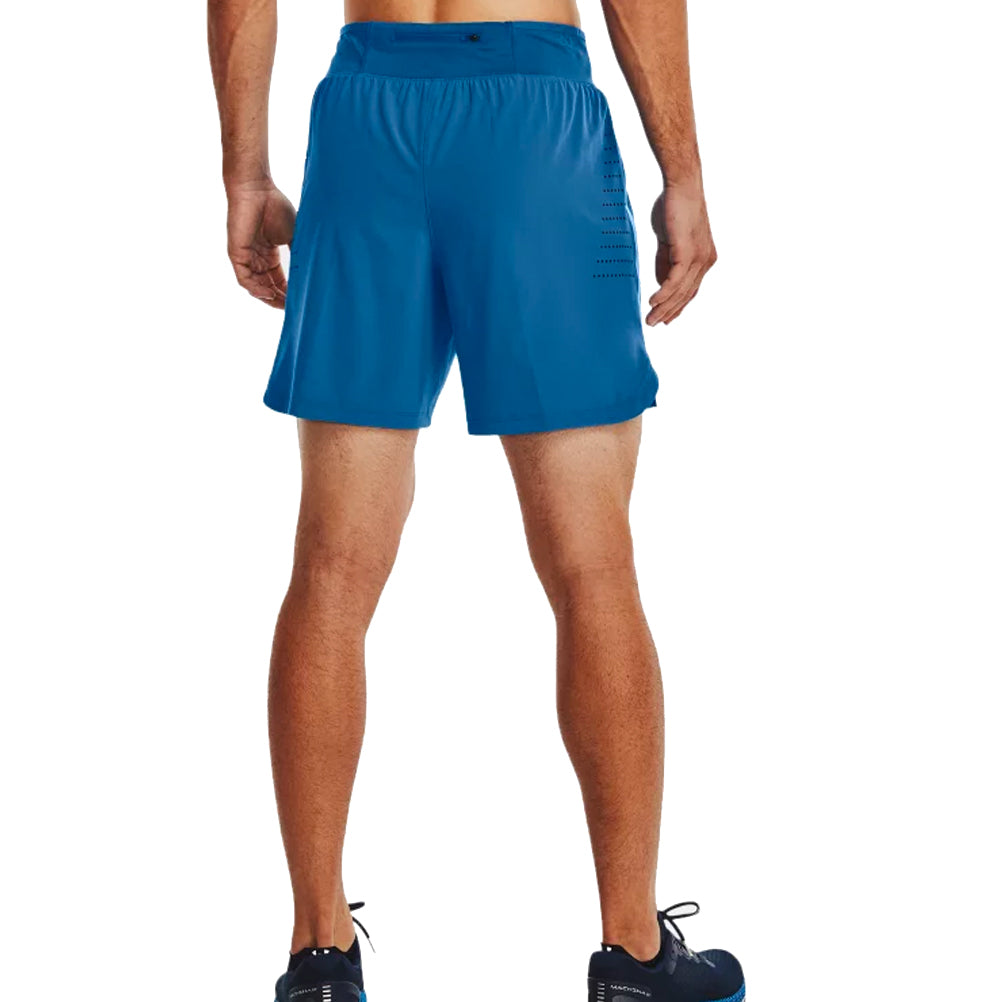 Under Armour Launch 7inch Men's Running Short - Black/White Reflective