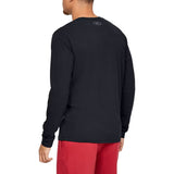 Under Armour Left Chest Long Sleeve Men's Running Top - Black/Black