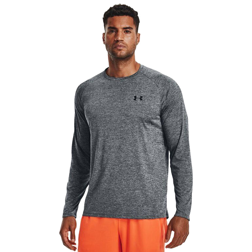 Under Armour Tech Long Sleeve Men's Running Top - Pitch Gray/Black