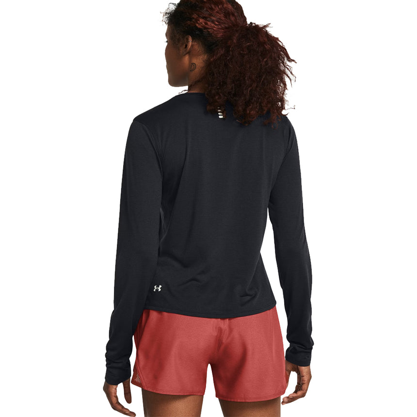 Under Armour Launch Long Sleeve Women's Running Top - Black/Reflective