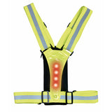 Ultimate Performance Stile Reflective LED Run Vest & Phone Carrier - Fluorescent Yellow