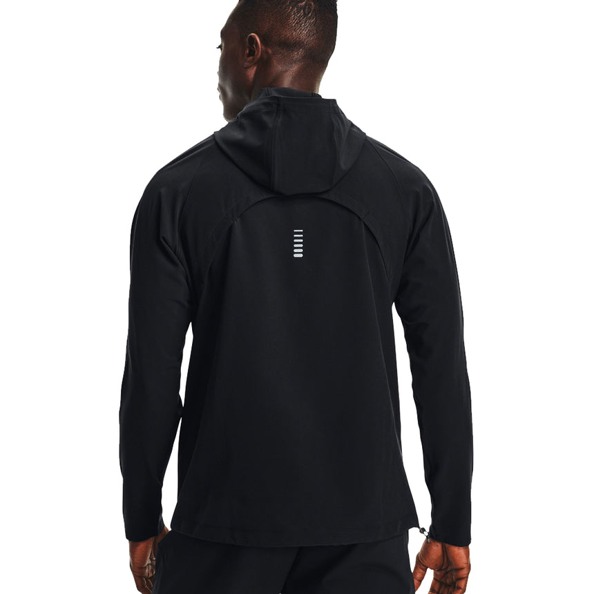 Under Armour OutRun the Storm Men's Running Jacket - Black/Reflective