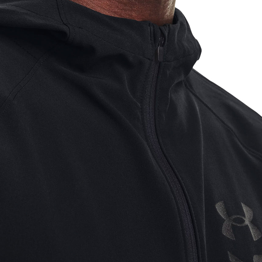 Under Armour OutRun the Storm Men's Running Jacket - Black/Reflective