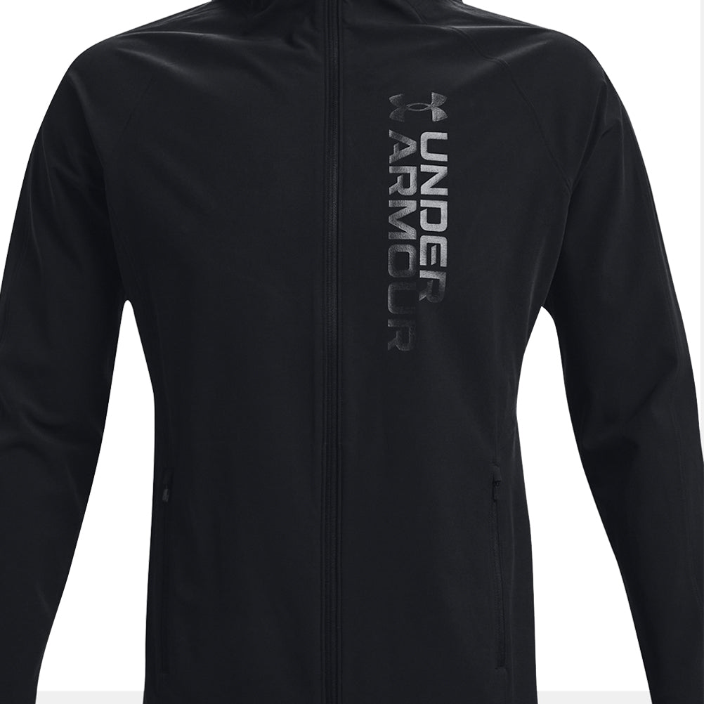 Under Armour OutRun the Storm Men's Running Jacket - Black/Reflective