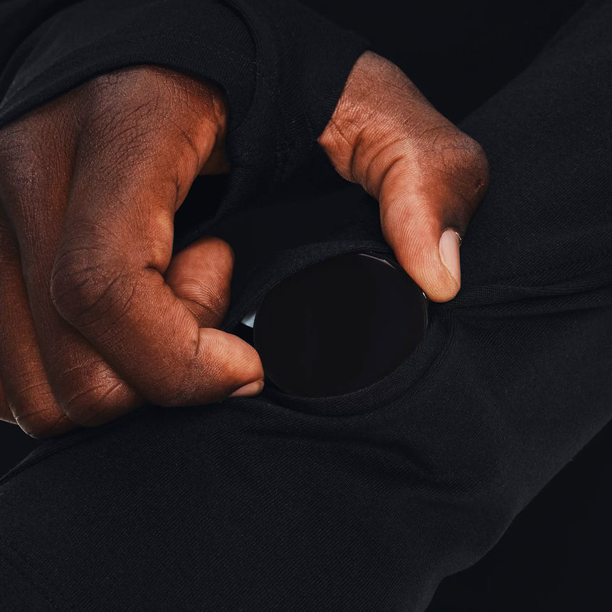 Under Armour Qualifier 2.0 Half-Zip Long Sleeve Men's Running Top - Black/Reflective