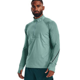Under Armour Qualifier 2.0 Half-Zip Long Sleeve Men's Running Top - Fresco Green