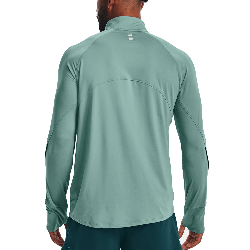 Under Armour Qualifier 2.0 Half-Zip Long Sleeve Men's Running Top - Fresco Green