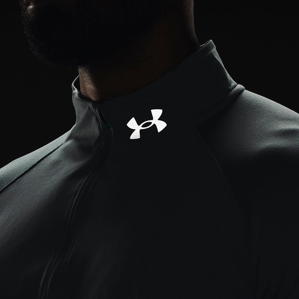 Under Armour Qualifier 2.0 Half-Zip Long Sleeve Men's Running Top - Fresco Green
