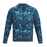 Under Armour Storm OutRun the Cold Men's Running Jacket - Petrol Blue/Reflective