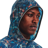 Under Armour Storm OutRun the Cold Men's Running Jacket - Petrol Blue/Reflective