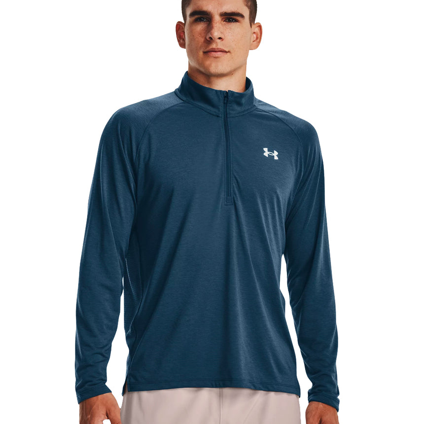 Under Armour Streaker HalfZip Men's Running Top - Petrol Blue/Reflective
