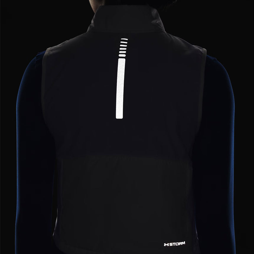 Under Armour Storm Run Vest Women's Running Jacket - White/Reflective