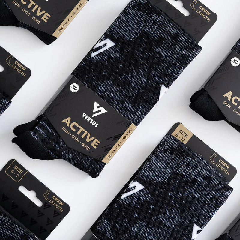 Versus Black Viper Active Crew Style Packets