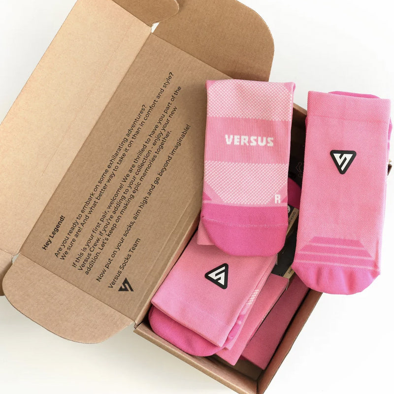Versus Active Crew Tab Sock - Classic Pink