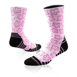 Versus Active Crew Sock - Pink Flower Power