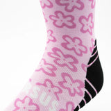 Versus Active Crew Sock - Pink Flower Power