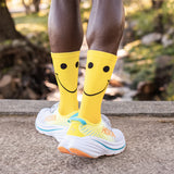 Versus Active Crew Sock - Yellow Smile