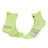 Adidas adizero Quarter Running Sock - solar yellow/aurora/plum