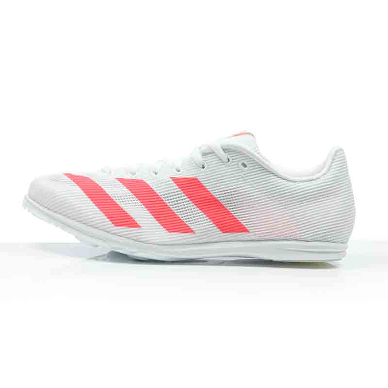 adidas Allroundstar Junior Running Spike - Cloud White/Solar Turbo/Silver Metallic