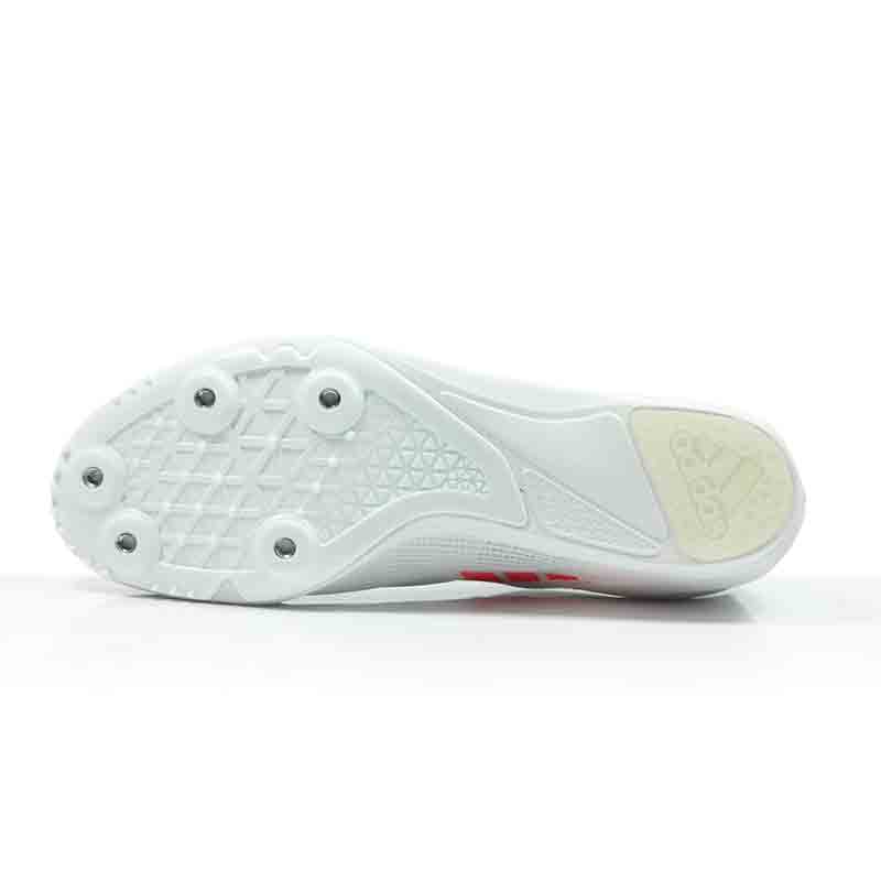 adidas Allroundstar Junior Running Spike - Cloud White/Solar Turbo/Silver Metallic