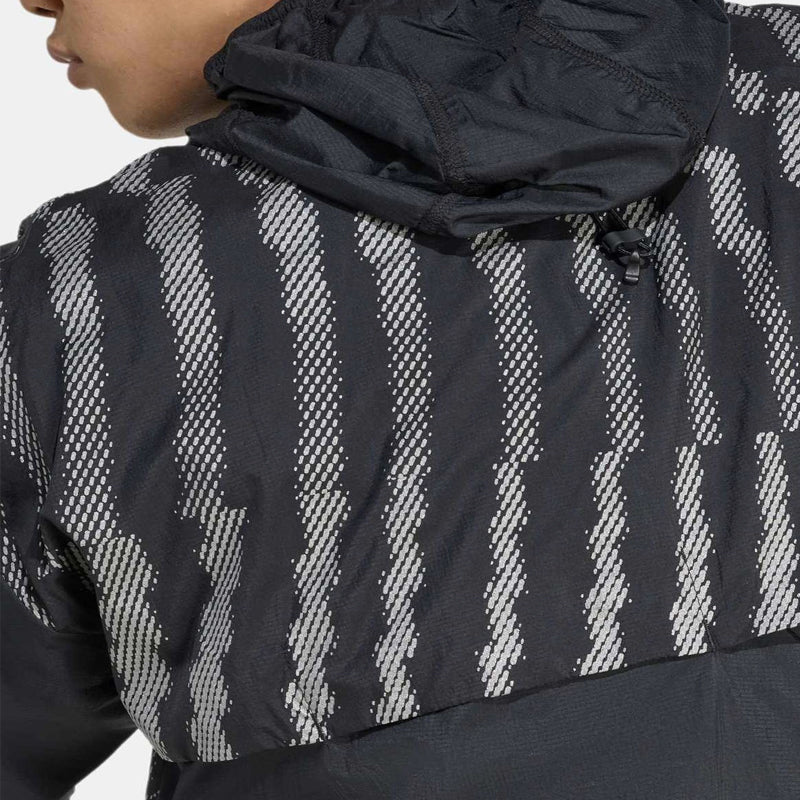 Adidas Adi365 Reflective Men's Running Jacket - Black/Reflective Silver