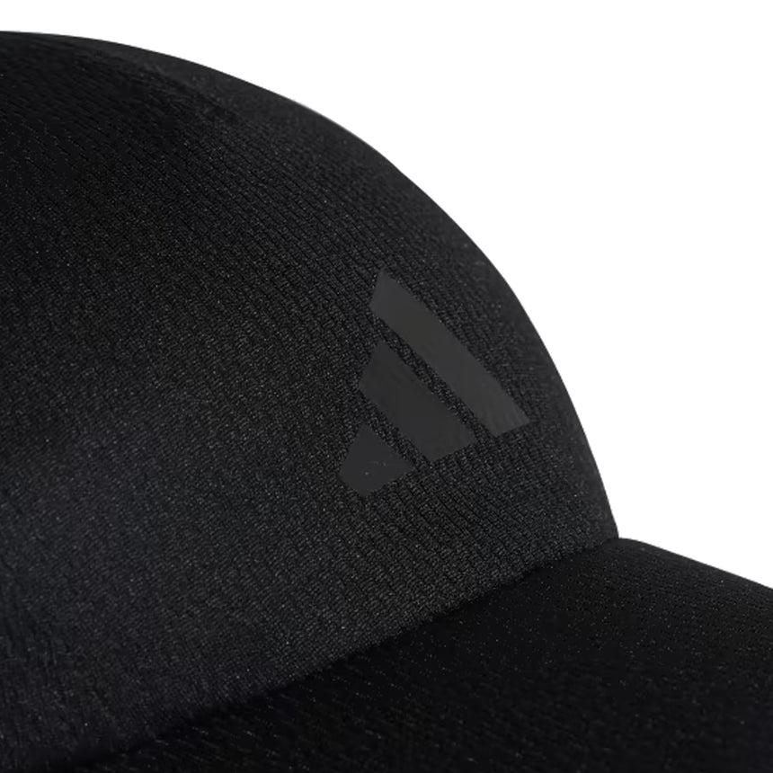 adidas Aeroready Four-Panel Mesh Men's Running Cap - Black/Black Reflective