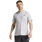 Adidas Ultimate Engineered Men's Running Tee - Halo Silver