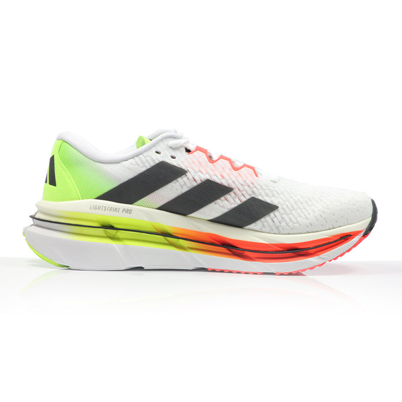 adidas Adistar BYD Men's Running Shoe - Cloud White/Core Black/Lucid Lemon