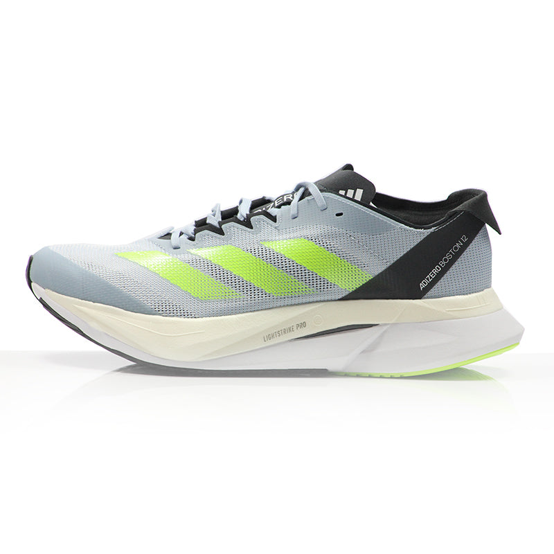 adidas Adizero Boston 12 Men's Running Shoe - Wonder Blue/Lucid Lemon/   The Running Outlet