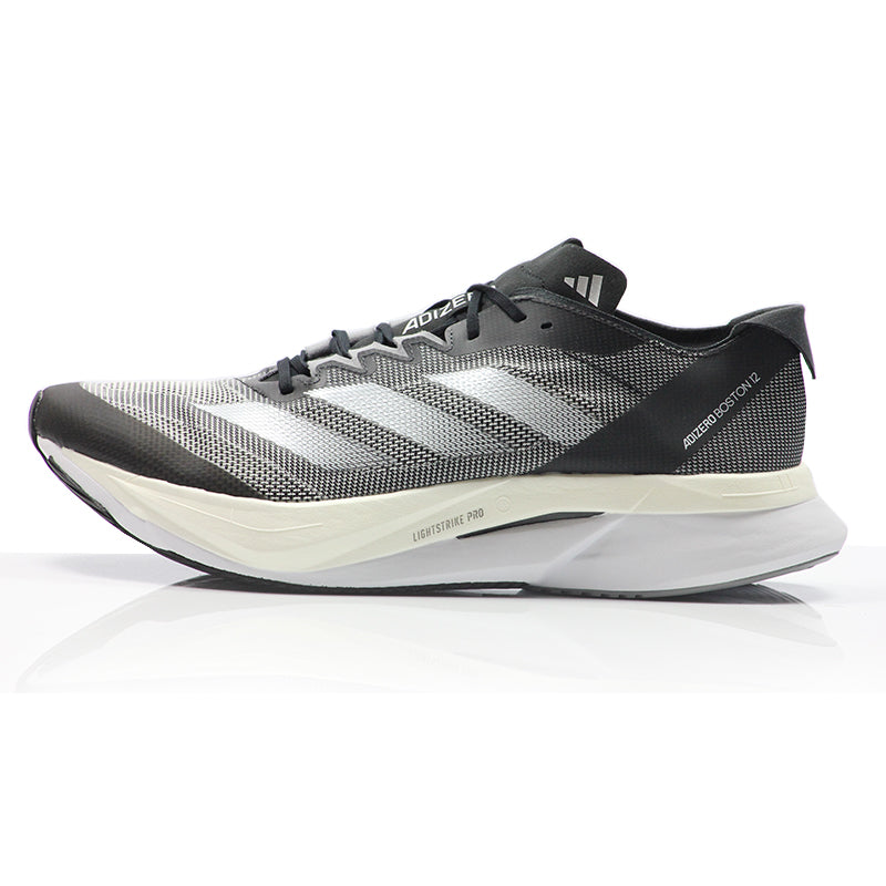 adidas Adizero Boston 12 Men's Running Shoe - Core Black/Cloud White /Carbon