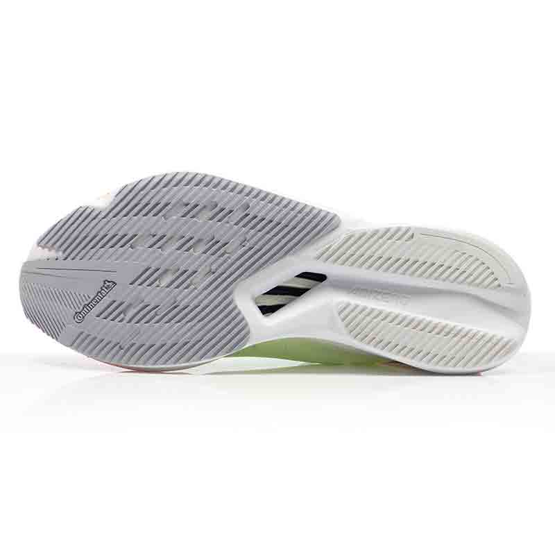 adidas Adizero Boston 12 Men's Running Shoe - White/Core Black/Lucid Red